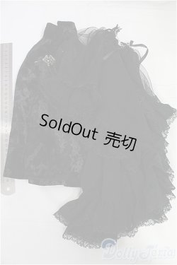 画像2: SD13G/OF:マント+黒レースオーバースカート/1/3　60ｃｍ　BJD　MJD　衣装　ドール用 I-25-10-26-145-KD-ZI