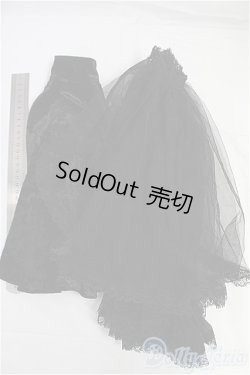 画像3: SD13G/OF:マント+黒レースオーバースカート/1/3　60ｃｍ　BJD　MJD　衣装　ドール用 I-25-10-26-145-KD-ZI