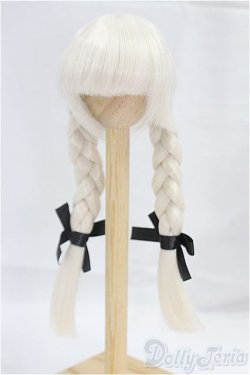 画像1: 6-7inch/ウィッグ　三つ編み/インチ　BJD　MJD　ドール用 I-25-10-12-093-KD-ZI