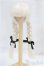 画像1: 6-7inch/ウィッグ　三つ編み/インチ　BJD　MJD　ドール用 I-25-10-12-093-KD-ZI (1)