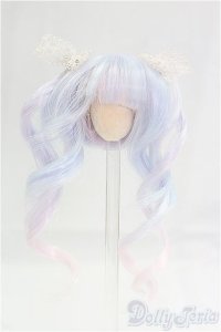 3.5inch-4inch/ウィッグ　MIMIEL様/インチ　BJD　MJD　ドール用 I-25-10-12-079-KD-ZI