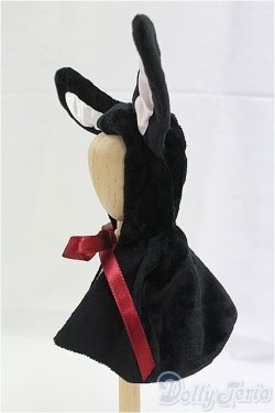 画像2: 幼SD/OF:アウター　うさ耳ケープ/1/6　30ｃｍ　BJD　MJD　衣装　ドール用 I-25-10-19-078-KD-ZI