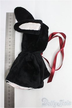 画像4: 幼SD/OF:アウター　うさ耳ケープ/1/6　30ｃｍ　BJD　MJD　衣装　ドール用 I-25-10-19-078-KD-ZI