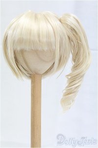 9-10inch/ウィッグ　DOLKセレクト　サイドテールヘア/インチ　BJD　MJD　ドール用 I-25-10-19-085-KD-ZI