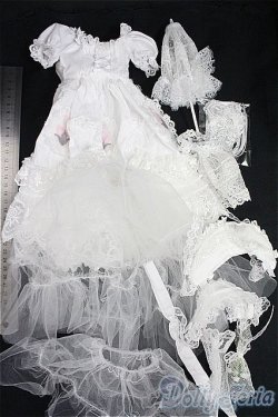 画像5: SDM＆MSD/OF:衣装セット　フラワーロリータDOLKセレクト/1/4　40ｃｍ　BJD　MJD　衣装　ドール用 I-25-10-19-091-KD-ZI