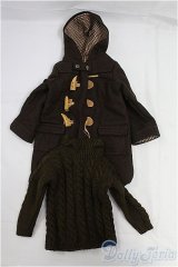 SD/OF:衣装　ニット　コート/1/3　60ｃｍ　BJD　MJD　衣装　ドール用 I-25-10-19-315-KD-ZI