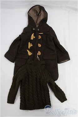画像1: SD/OF:衣装　ニット　コート/1/3　60ｃｍ　BJD　MJD　衣装　ドール用 I-25-10-19-315-KD-ZI
