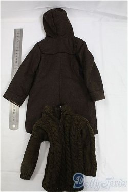 画像2: SD/OF:衣装　ニット　コート/1/3　60ｃｍ　BJD　MJD　衣装　ドール用 I-25-10-19-315-KD-ZI