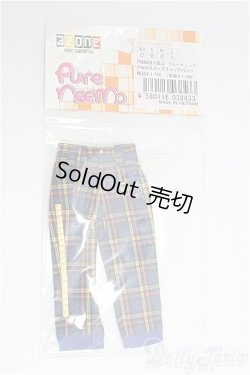 画像1: azoneピュアニーモ/OF:23cmサイズドール　衣装スタッズチェックパンツ/0 I-25-11-02-184-KD-ZI