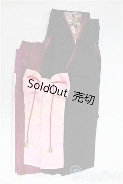 画像1: SD16Girl/OF:梅紫(着物):VOLKS製/1/3　60ｃｍ　BJD　MJD　衣装　ドール用 I-25-11-09-269-KD-ZI