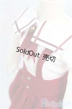 画像4: SDM/OF:ボルドーサスペンダーセット・ミニ/1/4　40ｃｍ　BJD　MJD　衣装　ドール用 I-25-11-16-033-KD-ZI