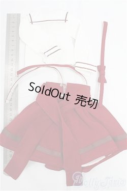 画像6: SDM/OF:ボルドーサスペンダーセット・ミニ/1/4　40ｃｍ　BJD　MJD　衣装　ドール用 I-25-11-16-033-KD-ZI