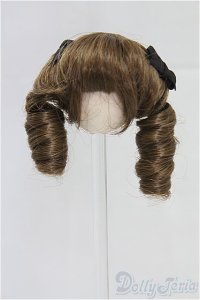 ウィッグ/4inch:DOLLCE製/インチ　BJD　MJD　ドール用 I-25-11-16-078-KD-ZI