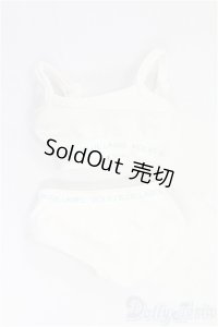 MDD/OF:スポーツブラ＆ショーツセット（白）・ミニ/0 I-25-11-16-154-KD-ZI