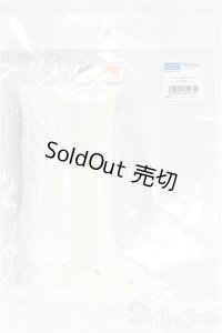 SD/ケーブル編みマフラー（アイボリー）/1/3　60ｃｍ　BJD　MJD　衣装　ドール用 I-25-11-16-155-KD-ZI