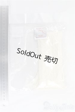 画像2: SD/ケーブル編みマフラー（アイボリー）/1/3　60ｃｍ　BJD　MJD　衣装　ドール用 I-25-11-16-155-KD-ZI