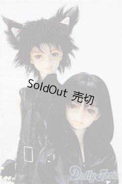 画像1: SD13男の子/黒猫ルカ/BJD　球体関節人形 I-25-11-23-130-KD-ZI