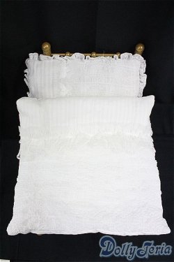 画像1: 1/6ドールサイズ/ベッド/ I-25-11-23-102-KD-ZI