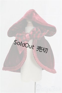 画像1: SDM＆MSD/OF:フードケープ/1/4　40ｃｍ　BJD　MJD　衣装　ドール用 I-25-11-30-076-KD-ZI