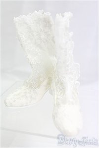 SDM＆MSD/OF:レースブーツ　SB-MSD-208　シューズブティック/1/4　40ｃｍ　BJD　MJD　衣装　ドール用 I-25-11-30-089-KD-ZI