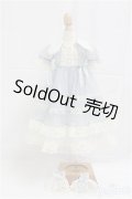 SDM/OF:レーシーチュールドレス(アジサイ)・ミニ/1/4　40ｃｍ　BJD　MJD　衣装　ドール用 I-25-11-30-229-KD-ZI