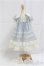 画像1: SDM/OF:レーシーチュールドレス(アジサイ)・ミニ/1/4　40ｃｍ　BJD　MJD　衣装　ドール用 I-25-11-30-229-KD-ZI (1)