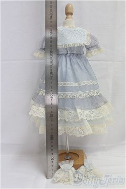 画像2: SDM/OF:レーシーチュールドレス(アジサイ)・ミニ/1/4　40ｃｍ　BJD　MJD　衣装　ドール用 I-25-11-30-229-KD-ZI