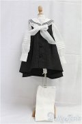 SDGｒB/OF:鏡のセーラー服セット（ノワール）/1/3　65ｃｍ　BJD　MJD　衣装　ドール用 I-25-11-30-204-KD-ZI