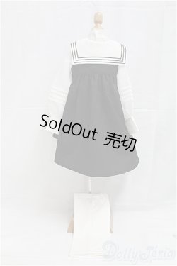 画像2: SDGｒB/OF:鏡のセーラー服セット（ノワール）/1/3　65ｃｍ　BJD　MJD　衣装　ドール用 I-25-11-30-204-KD-ZI