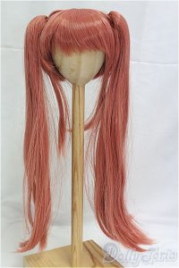8-9inch/ウィッグ(ロングツインテール):MSDOLL製 I-25-12-14-098-KD-ZI