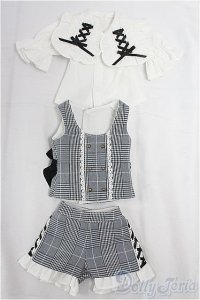 MDD/OF:乙女キュロットセット(グレー)・ミニ I-25-12-14-082-KD-ZI