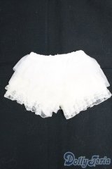 SDM＆MSD/OF:スウィートフリルスコート・ミニ白 I-25-12-28-043-KD-ZI