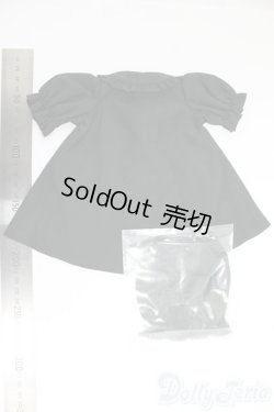 画像2: SDM＆MSD/OF:VOLKS製2wayブラウスワンピ（黒）・ミニ/1/4　40ｃｍ　BJD　MJD　衣装　ドール用 I-25-12-21-239-KD-ZI