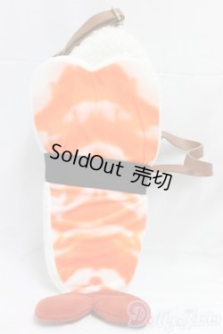 画像1: 幼SD/お寿司きぐるみバッグ（えび）/1/6　30ｃｍ　BJD　MJD　衣装　ドール用 I-26-01-04-148-KD-ZI