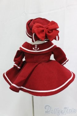 画像3: MSD/OF:セーラースタイルワンピース(エンジ)・ミニ I-26-01-11-006-KD-ZI