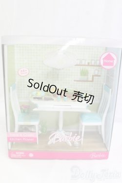 画像1: Barbie Table＆Chairs　Kitchen　Playset/ファッションドール　衣装 I-26-01-25-162-KD-ZI