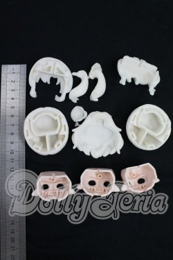 画像2: MINTY(ミンティ)/ファンタジーの森 髪・フェイスパーツ I-26-02-15-256-KD-ZI