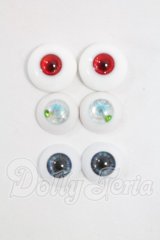 15-16mm/アクリルアイ　3点 I-26-03-15-041-YB-ZI