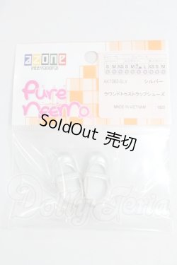 画像1: AZONE/OF:23ｃｍ　ラウンドトゥストラップシューズ I-26-03-15-196-KD-ZI