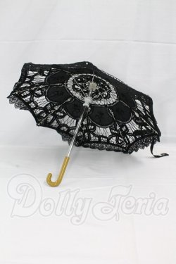 画像1: SD/ドルフィー用エレガントノワールレース日傘 I-26-03-15-330-KD-ZI
