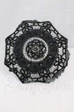 画像2: SD/ドルフィー用エレガントノワールレース日傘 I-26-03-15-330-KD-ZI