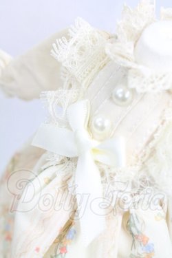 画像4: 幼SD/OF:うさぎ柄ワンピースセット(Xmya製) I-26-04-05-214-KD-ZI