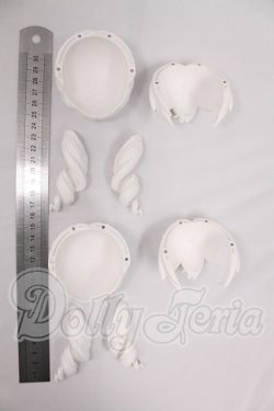 画像2: 1/12/カスタム　髪の毛パーツ　BON BON GALAXY I-26-04-26-182-KD-ZI