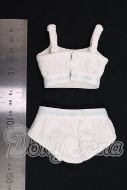 画像2: SDM/OF:スポーツブラ＆ショーツセット（白）・ミニ I-26-04-26-316-KD-ZI