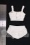 画像2: SDM/OF:スポーツブラ＆ショーツセット（白）・ミニ I-26-04-26-316-KD-ZI (2)