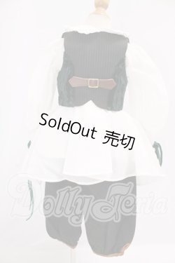 画像2: SDGrB＆SD13男の子/OF:衣装セット　チュニックブラウス＆ベストセット　VOLKS I-26-05-14-377-KD-ZI