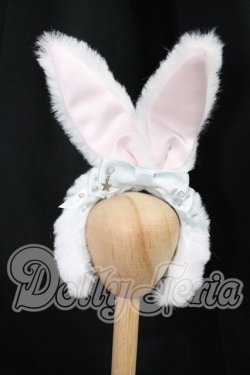 画像1: MDD/うさみみカチューシャ:Ronshuka Couture/ロンシュカ クチュール様製 I-26-06-04-087-KD-ZI