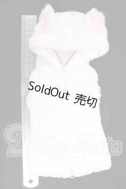 画像3: SD/DD/MSD/MDD/OF:もふもふ白ネコパーカー I-26-06-04-128-KD-ZI