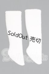 SDM/OF:ふわふわファーソックス(白)・ミニ I-26-06-04-129-KD-ZI