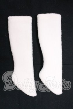 画像1: SDM/OF:ふわふわファーソックス(白)・ミニ I-26-06-04-129-KD-ZI